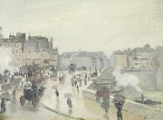 Claude Monet Le Pont Neuf oil painting reproduction